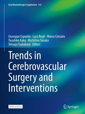cover image of Trends in Cerebrovascular Surgery and Interventions